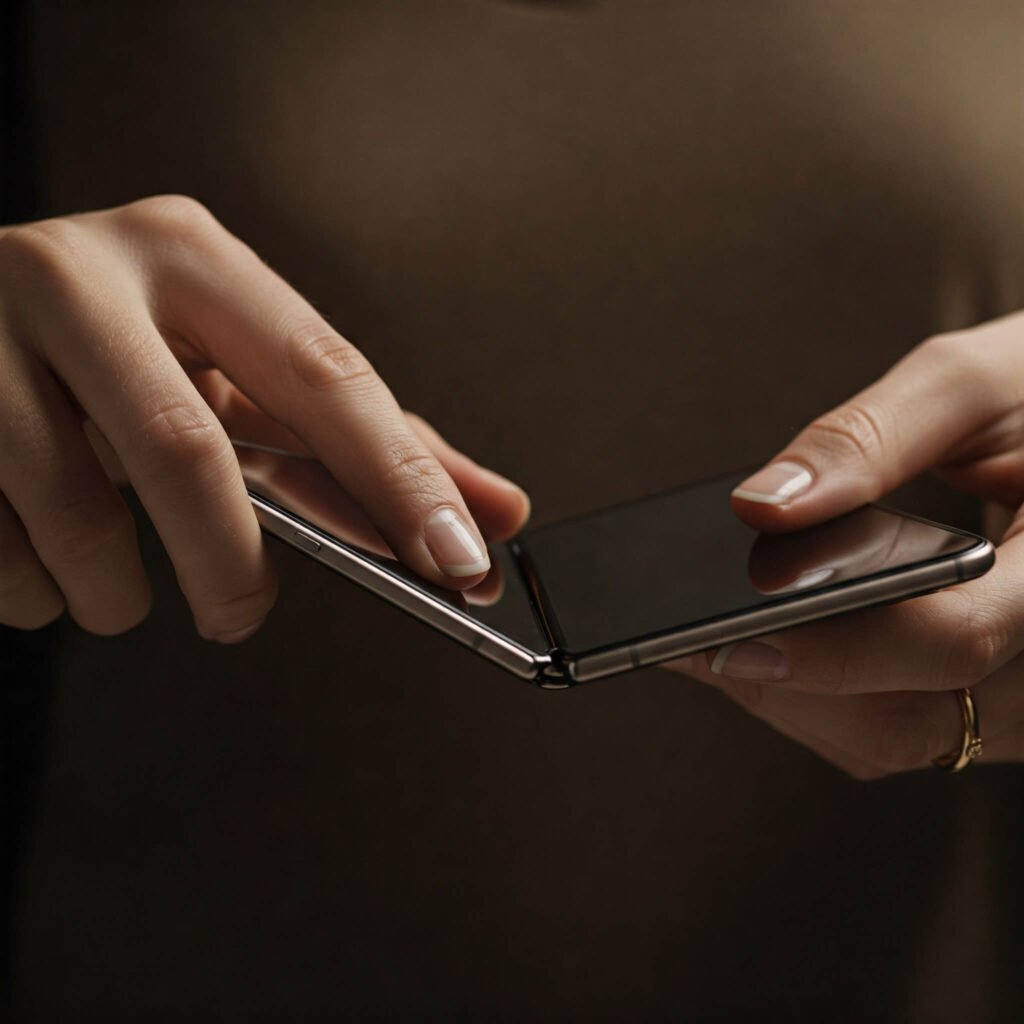 Using affordable foldable phone