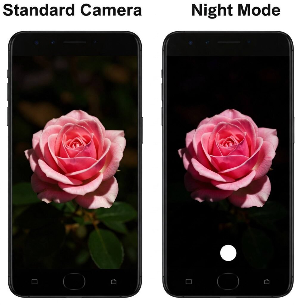 Night Mode Comparison: Low Light Clarity