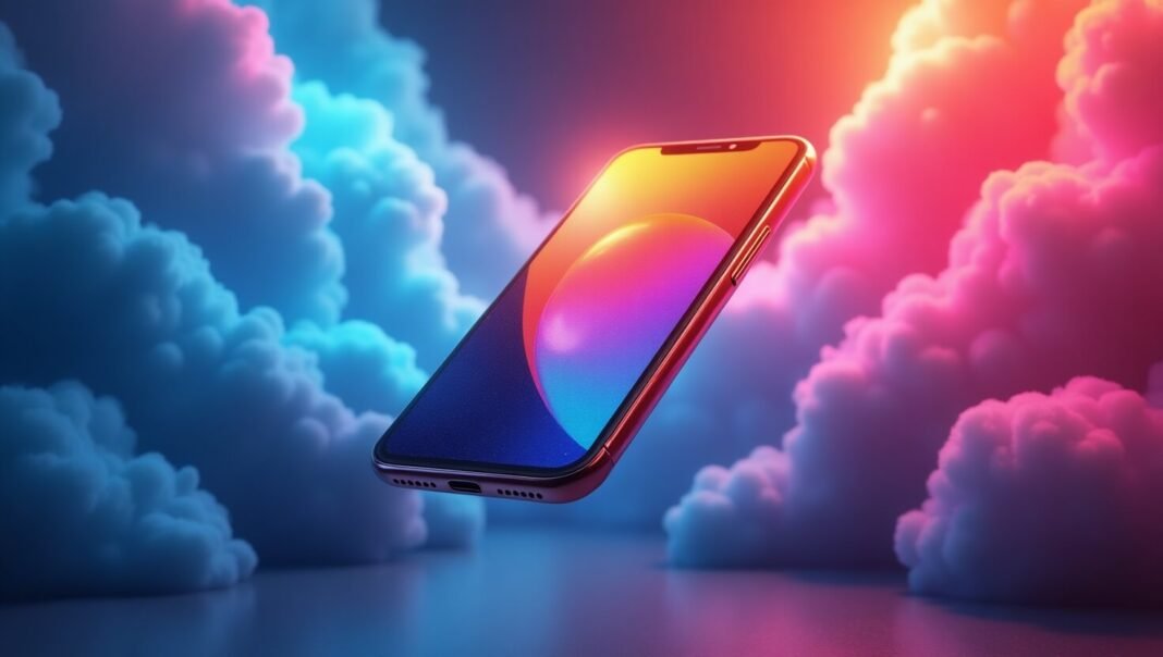 Compact flagship phone with vibrant display.