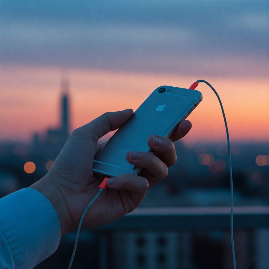 Compact phone with headphone jack