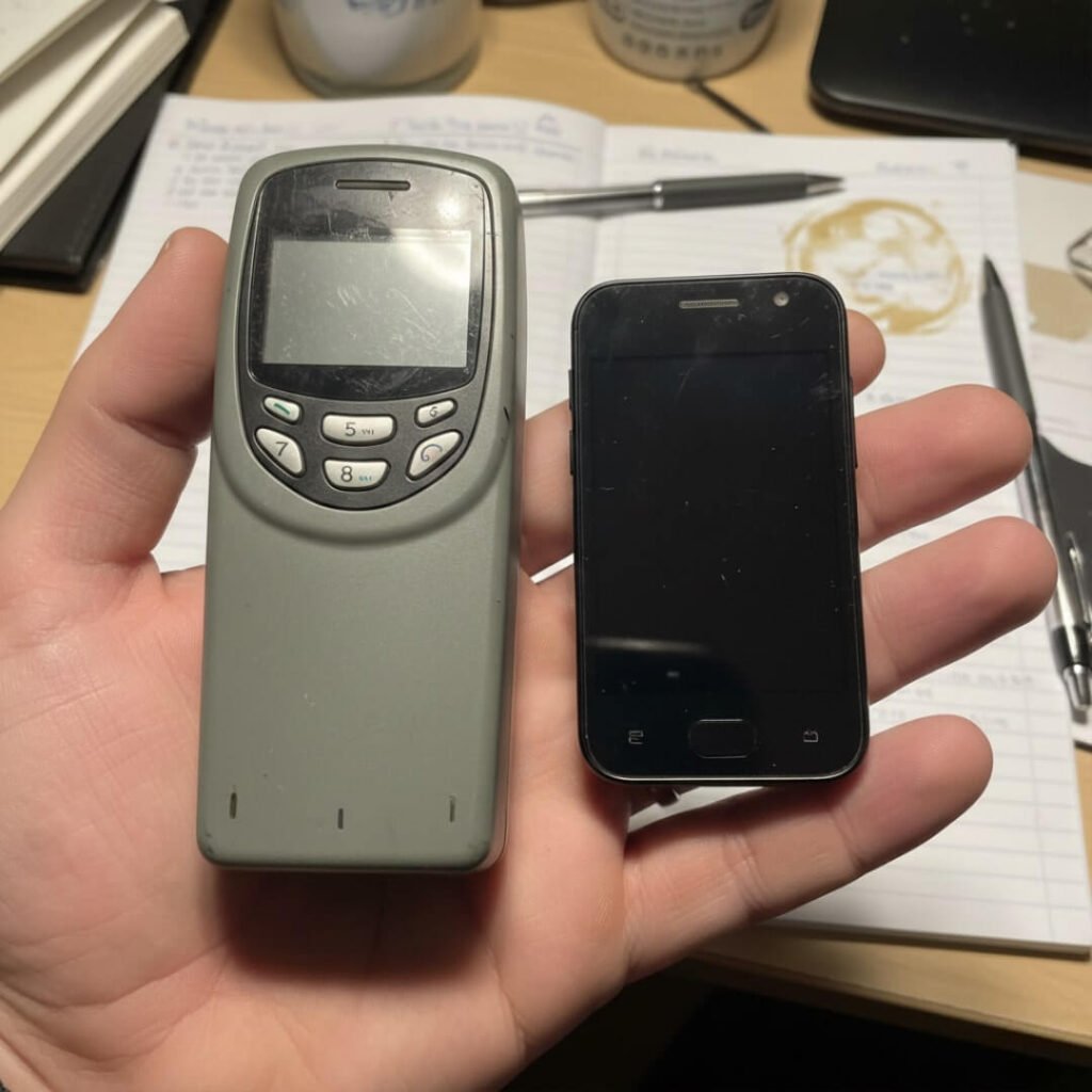 "My embarrassing size comparison – why I ditched big phones forever"