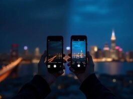 Best Night Mode Phones That Rival Professional Cameras Night Mode Phone vs Regular: Cityscape at Night