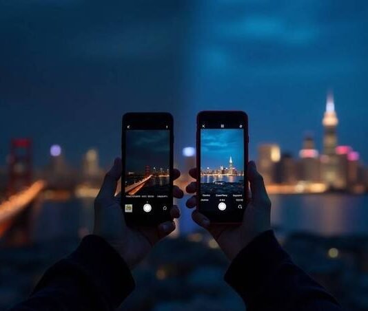 Best Night Mode Phones That Rival Professional Cameras Night Mode Phone vs Regular: Cityscape at Night