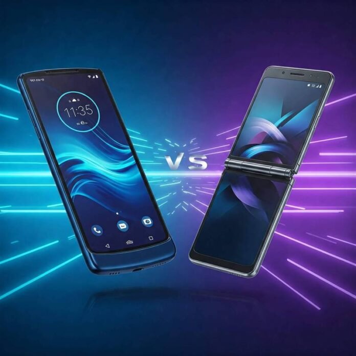 the Motorola Razr and Samsung Galaxy Z Flip the Motorola Razr and Samsung Galaxy Z Flip